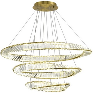 Изображение товара Подвесной светильник ST Luce Ritorto SL6204.301.03 Латунь/Прозрачный LED 1*97W 4000K