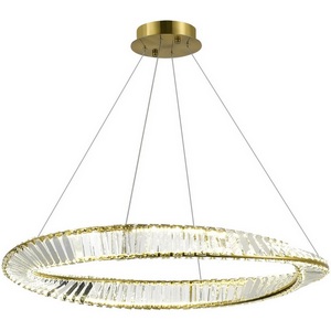 Изображение товара Подвесной светильник ST Luce Ritorto SL6204.311.01 Латунь/Прозрачный LED 1*45W 4000K