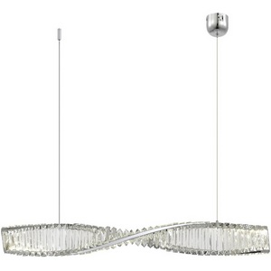 Изображение товара Подвесной светильник ST Luce Elica SL6205.113.01 Хром/Прозрачный LED 1*21W 3000K