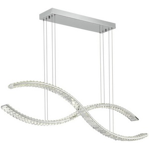 Изображение товара Подвесной светильник ST Luce Aceno SL6206.103.50 Хром/Прозрачный LED 1*50W 3000K