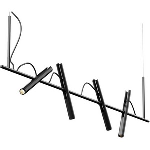 Изображение товара Светильник подвесной ST Luce Lilt SL6210.403.04 Черный/Черный, Золотистый LED 4*3W 3000K