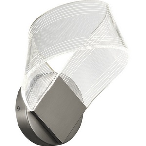 Изображение товара Бра светодиодное ST Luce Fairy SL6235.101.04 Никель/Прозрачный LED 1*4W 4000K