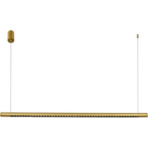 Изображение товара Подвесной линейный светильник ST Luce SL6238.313.01 латунь/латунь LED 1*28W 4000K