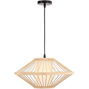 Изображение товара Подвесной светильник ST Luce Alma SL6241.533.01 Древесный/Белый E27 1*40W