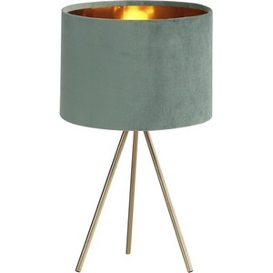 Изображение товара Настольная лампа ST Luce Fuego SL6242.704.01 Золотистый/Зеленый E27 1*40W