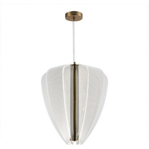 Изображение товара Подвесной светильник ST Luce Fesale SL6509.213.01 Золотистый/Прозрачный LED 1*75W 4000K