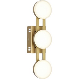 Изображение товара Настенный светильник ST Luce Monro SL6610.201.03 золотистый/белый LED 1*6W 4000K