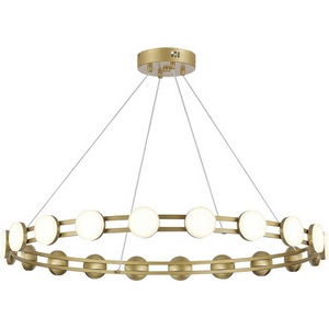 Изображение товара Подвесной светильник ST Luce Monro SL6610.203.20 золотистый/белый LED 1*40W 4000K