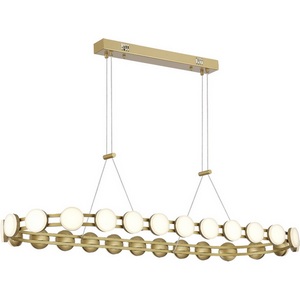 Изображение товара Подвесной светильник ST Luce Monro SL6610.203.26 золотистый/белый LED 1*50W 4000K