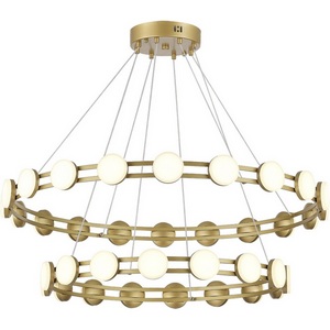 Изображение товара Подвесной светильник ST Luce Monro SL6610.203.36 золотистый/белый LED 1*70W 4000K