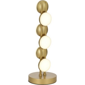 Изображение товара Настольная лампа led пластиковый плафон ST Luce Monro SL6610.204.06 золотистый/белый LED 1*12W 4000K