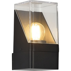 Изображение товара Настенный уличный светильник ST Luce Slide SL9016.401.01 черный/черный E27 1*15W