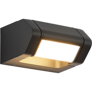 Изображение товара Настенный светильник уличный IP54 ST Luce Protech SL9540.701.01 темно-серый/белый LED 1*8W