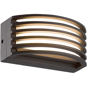 Изображение товара Уличный светильник настенный SL9544.401.01 ST Luce Stris Черный/черный LED 1*6W 3000K STRIS