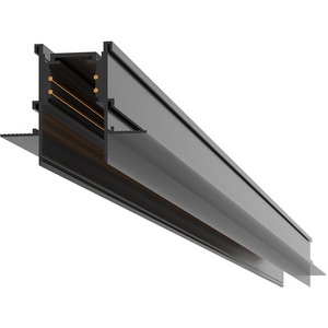 Изображение товара Шинопровод магнитный встраиваемый под ГКЛ 12мм черный 2 м 48V ST Luce Skyline 48 ST004.429.12.1