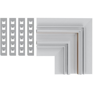 Изображение товара Угол-соединитель для встраиваемого магнитного шинопровода под ГКЛ 12мм ST Luce Skyline 48 ST1007.529.12 Белый