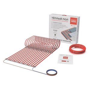 Изображение товара Теплый пол тепла ленточный мат СТН (1,5х0,5м-143Вт), 190Вт/кв.м Квадрат Тепла 150050.3