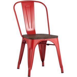 Изображение товара Стул TOLIX WOOD красный глянцевый