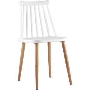 Изображение товара Стул для кухни высотой 80 см Морган пластиковый белый