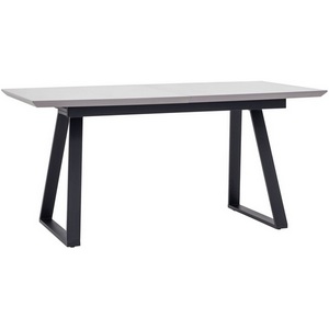 Изображение товара Стол вставка-бабочка на 8 персон обеденный Детройт раскладной 160-200*90 серый (прямоугольная столешница, I I-образная опора)