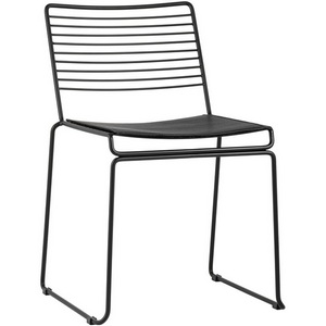 Изображение товара Стул обеденный Danny черный с черной подушкой