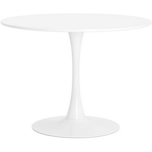 Изображение товара Стол с закругленными углами Tulip D100 белый (круглая столешница)