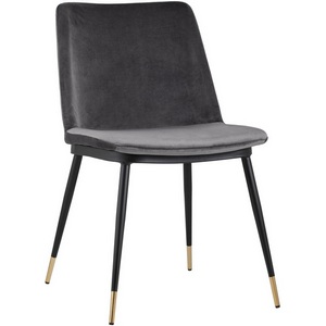 Изображение товара Стул Мелисса велюр темно-серый