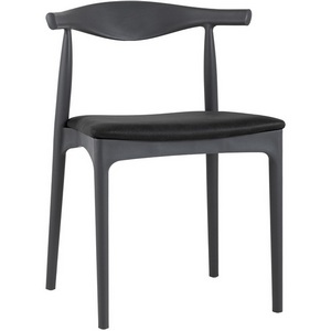 Изображение товара Стул для кухни пластиковый с нагрузкой 120 кг Bull серый