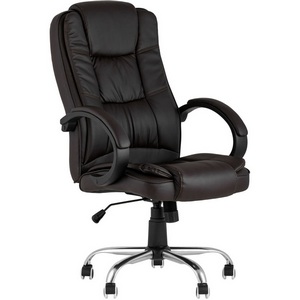 Изображение товара Стул для офиса руководителя с регулировкой высоты сиденья Atlant коричневое