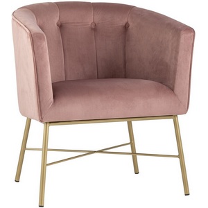 Изображение товара Кресло Шале велюр розовый