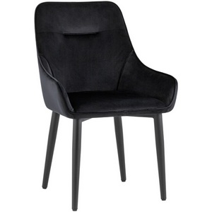 Изображение товара Стул Диана велюр черный