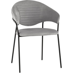 Изображение товара Стул Алексис искусственная замша серый