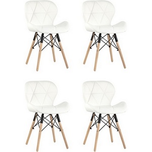 Изображение товара Стул Бон экокожа белый 4 шт. (арт.)