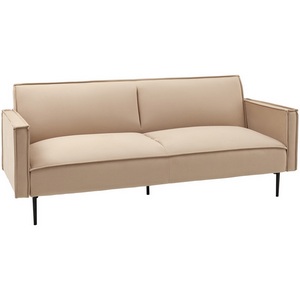 Изображение товара Диван прямой Кассель велюр бежевый