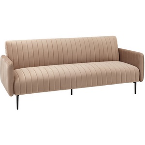 Изображение товара Диван прямой Дрезден велюр бежевый