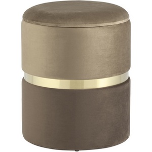 Изображение товара Пуф Кэрри с ящиком шенилл коричневый