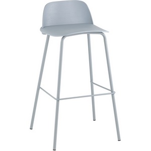 Изображение товара Стул барный Mist серо-голубой