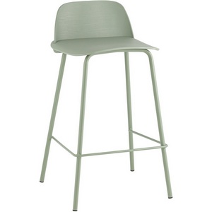 Изображение товара Стул полубарный Mist серо-зеленый