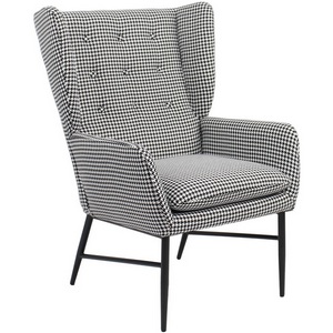 Изображение товара Кресло Мэйден гусиная лапка черно-белый