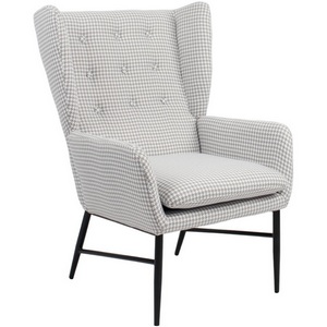 Изображение товара Кресло Мэйден гусиная лапка серый