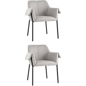 Изображение товара Кресло Бесс рогожка светло-серый 2 шт. (арт.)