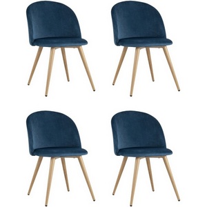 Изображение товара Стул Лион велюр голубой 4 шт арт.