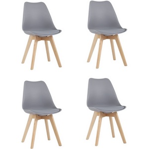 Изображение товара Стул FRANKFURT NEW серый 4 шт