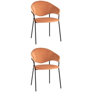 Изображение товара Стул Алексис велюр оранжевый 2 шт арт.