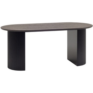 Изображение товара Стол обеденный Ballet 180*90*75 темное дерево (овальная столешница, I I-образная опора)