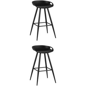 Изображение товара Стул барный Флэш черный 2 шт (арт.)