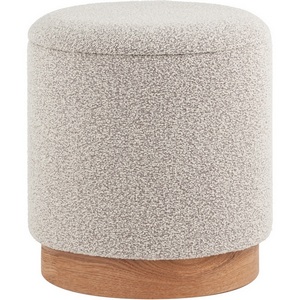 Изображение товара Пуф с ящиком Холли S букле бежевый,
