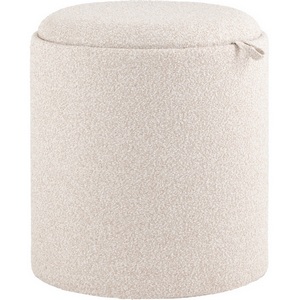 Изображение товара Пуф-столик с ящиком Хюгге S букле бежевый,