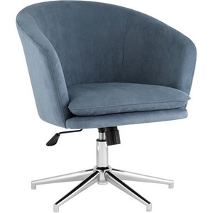 Изображение товара Кресло Харис регулируемое замша синий NC (арт.)