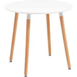 Изображение товара Стол Oslo Round WT белый (круглая столешница, 4 ножки)